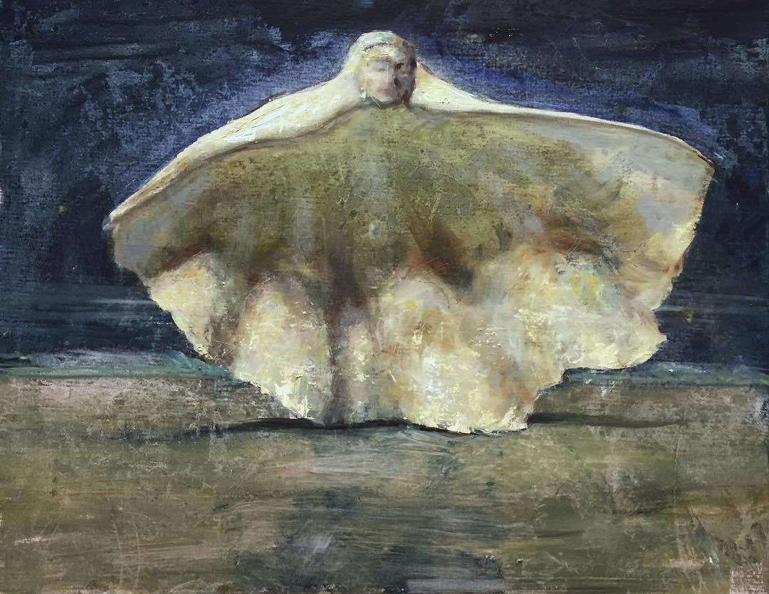‘Oracle’.
Oil on Canvas. 36x24ins