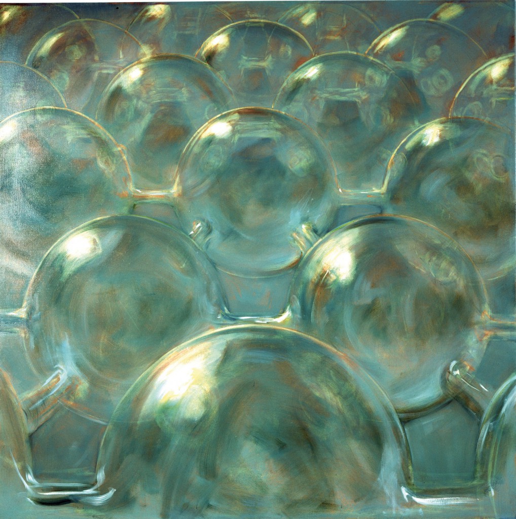 Ether, 2001. 152 x 152 cm [59.8 x 59.8in].  Oil on Canvas. AIG Houston.