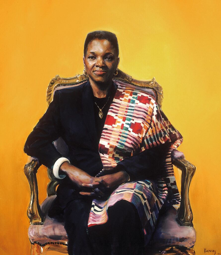 Baroness Amos, 2004. 48.8 x 44 in. (124 x 112 cm.) Oil on canvas. House of Lords, UK.