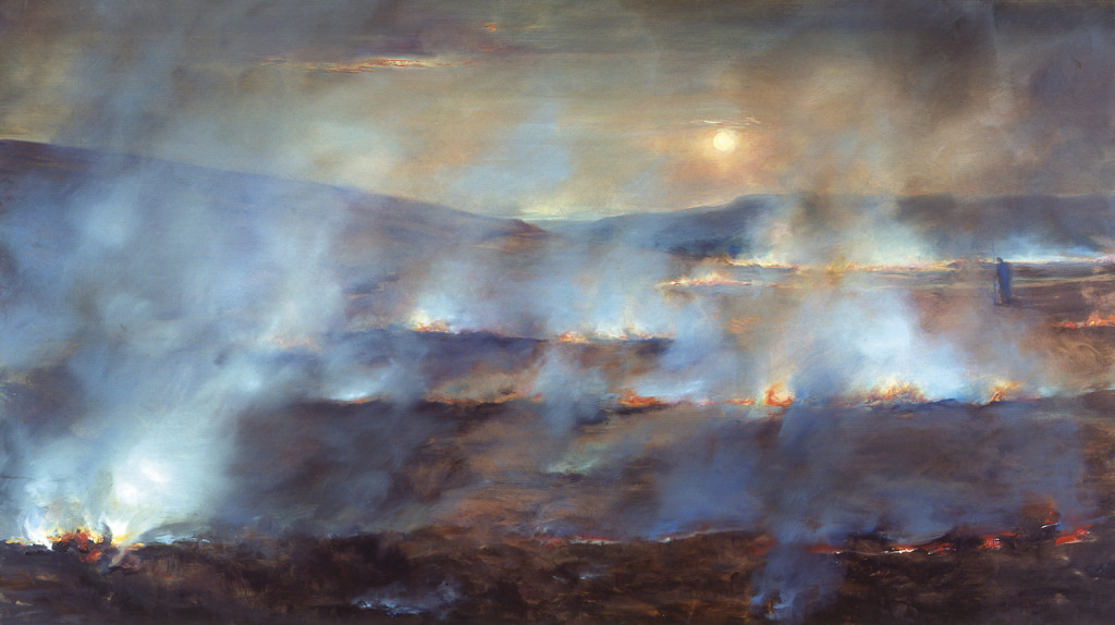 Burning Moore, 2005. 107 x 109 cm [41.7 x 42.9in]. Oil on Canvas.