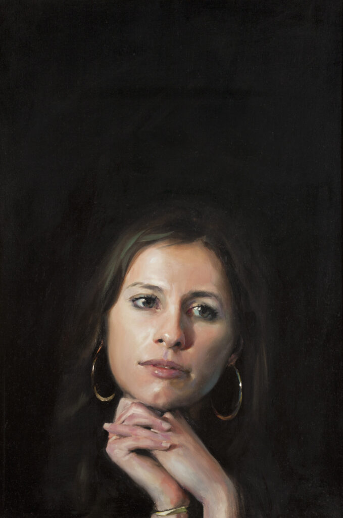 Rosie Glenn, 2012. 66 x40 cm. Oil on Canvas. Fine Art Commissions Collection.