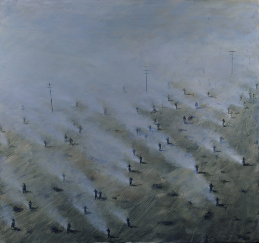Walker, 2012. 182 x 168 cm [71.6 x 66in]. Cleaned - WEB. Oil on Canvas.